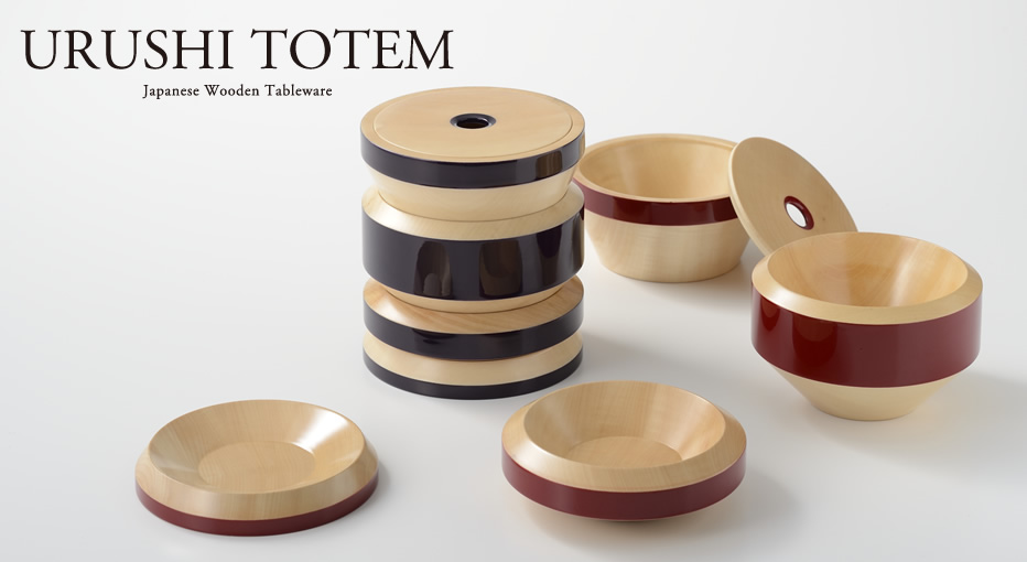 URUSHI TOTEM Japaese Wooden Tableware