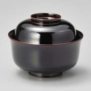 蒔絵 水玉模様 吸物碗 直径12㎝ 東な6-0828④ 亡くなる - 工芸品