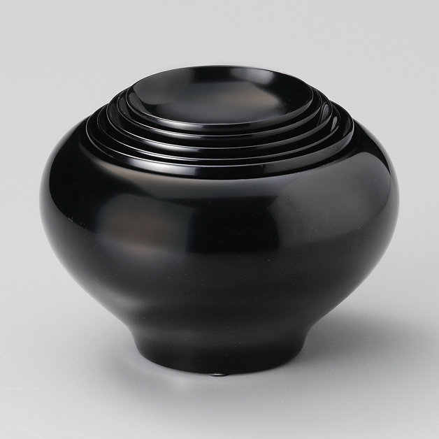 応量器 黒 木製 漆塗り 12-04601 漆器の井助 応量器 黒 木製 漆塗り 12-04601 漆器の井助