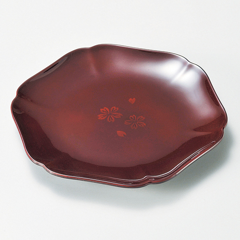 輪花皿 透かし桜 中皿