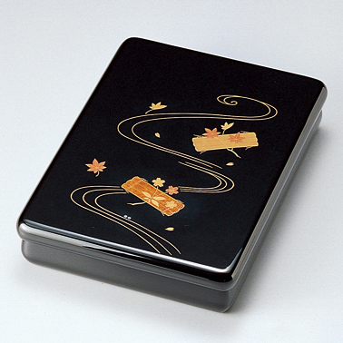 文庫 花筏 黒 【送料無料】 漆塗り・木製