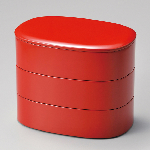 小判重 福来 朱 【送料無料】 漆塗り 木製