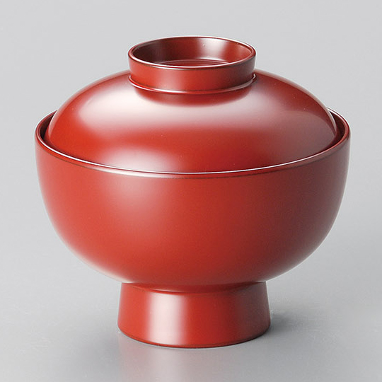雑煮椀 朱/黒 漆塗り 12-01105/01106 漆器の井助