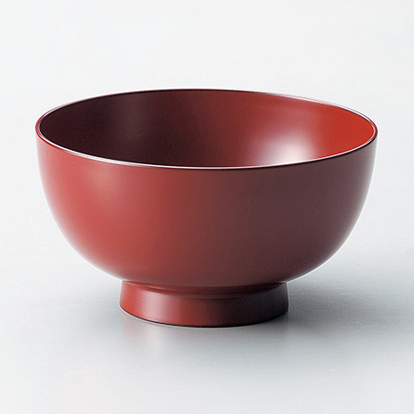 汁椀 朱/黒 漆塗り 12-02301/02302 漆器の井助