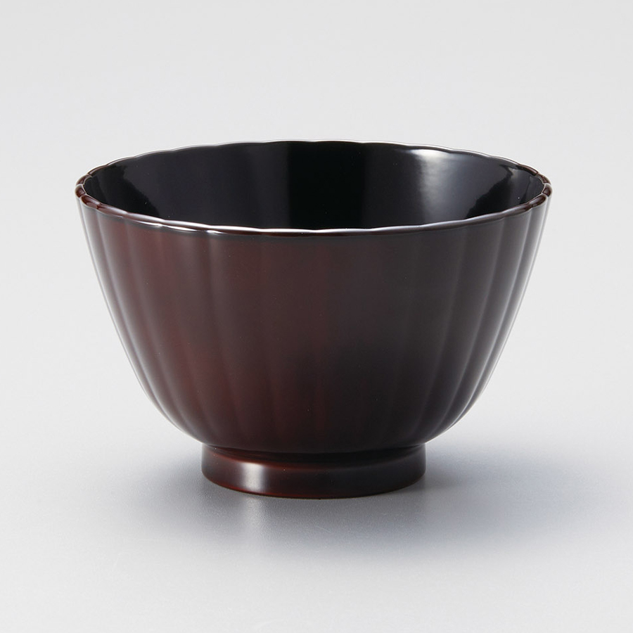 汁椀 溜内朱/溜内黒 5客セット