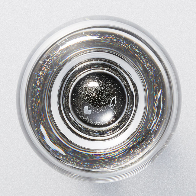 ショットグラス 花びら 黒/赤/青/緑 12-12103/12104/12105/12106 ショットグラス 花びら 黒/赤/青/緑 12-12103/12104/12105/12106