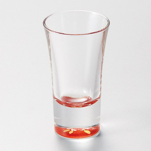 冷酒グラス 桜 黒/赤/緑