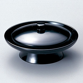 仏具 茶台 天目 黒  漆塗り