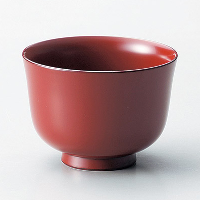 汁椀 春秋型 朱/黒 漆塗り 漆器の井助
