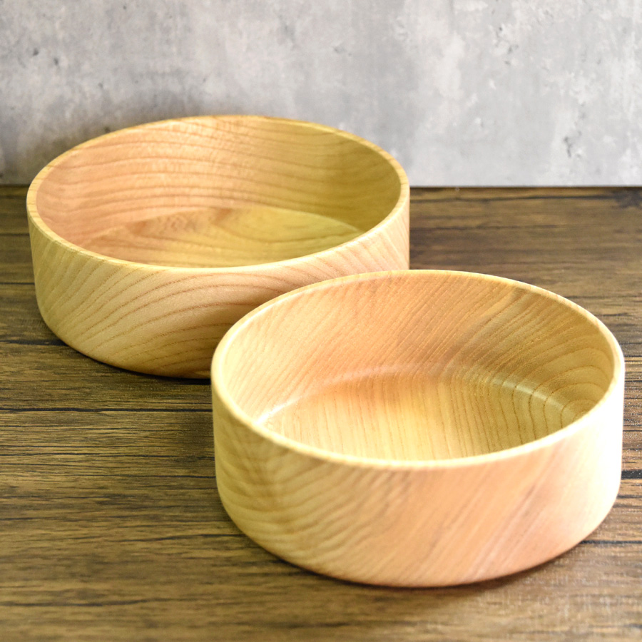 木製丸ランチボックス 木の弁当箱 漆器の井助