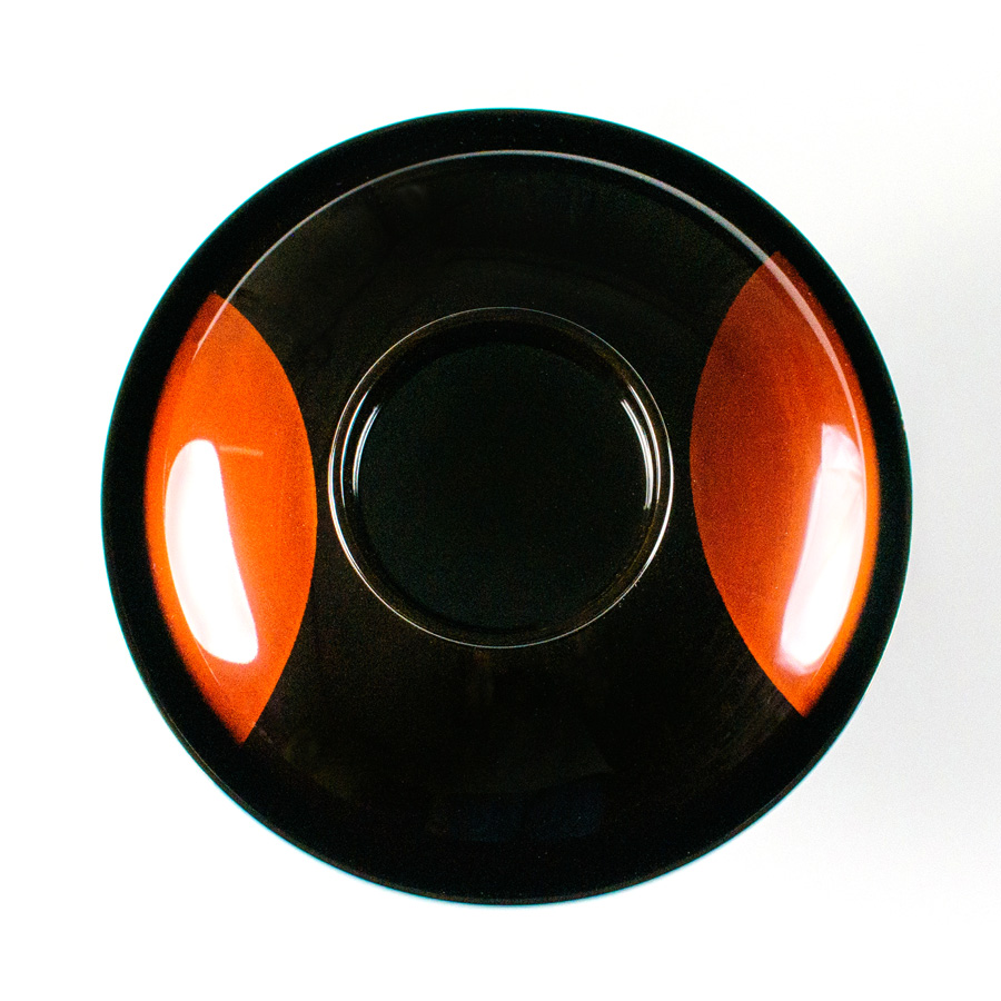 雑煮椀 日月白檀 漆塗り 漆器の井助