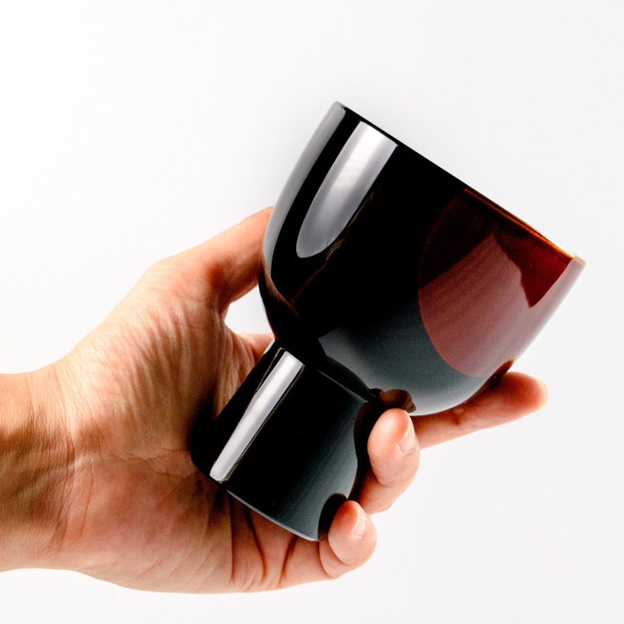 ペアカップ 日月白檀 【まとめ買い割引】 漆塗り 漆器の井助