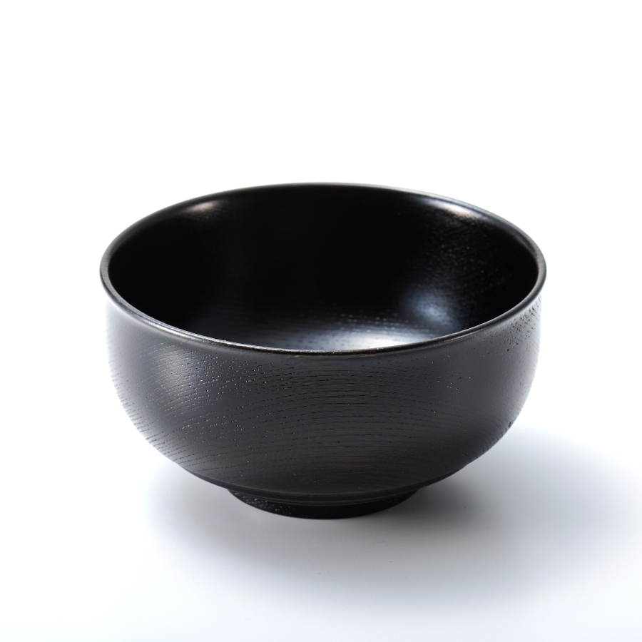 美筋ペア椀 木製 漆塗り 木のお椀・味噌汁椀