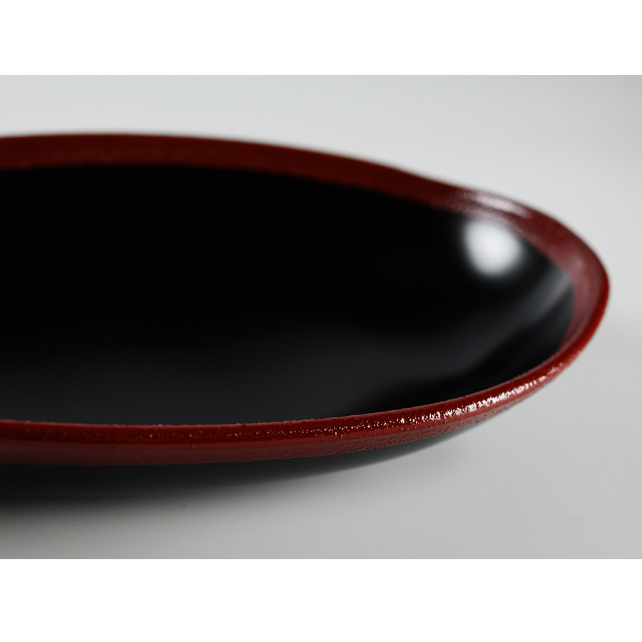 もてなし盛鉢 渕錆 中鉢 FC27-5/6 漆器の井助