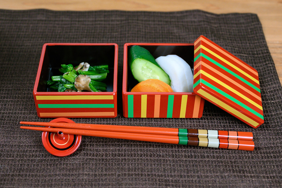 ミニ角重 独楽ライン FC26-1/2 漆器の井助