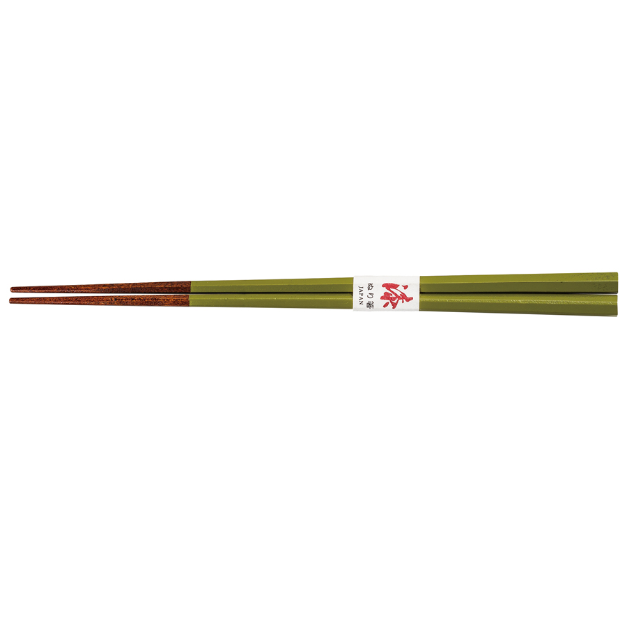 箸 さくら 6角 23㎝ 赤/洗朱/黄 木製 漆塗り
