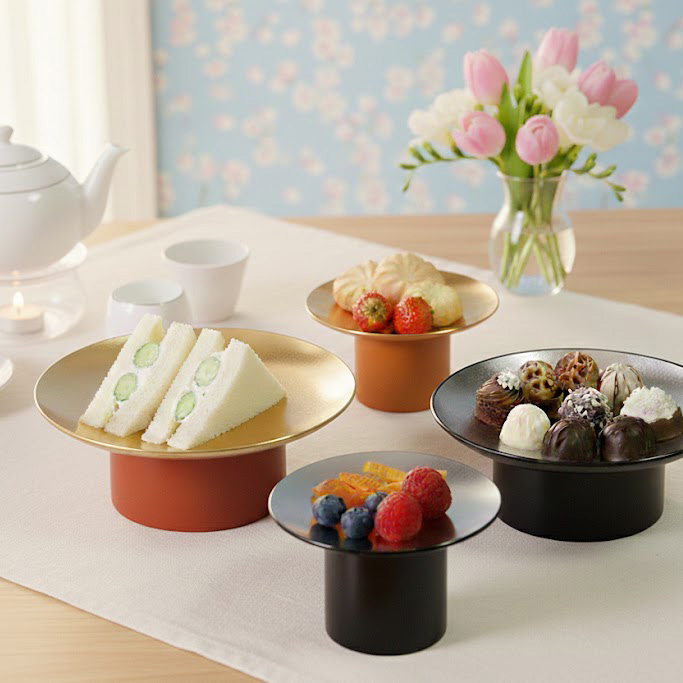 高坏 2.8 朱内金箔/黒内銀箔 漆器の井助