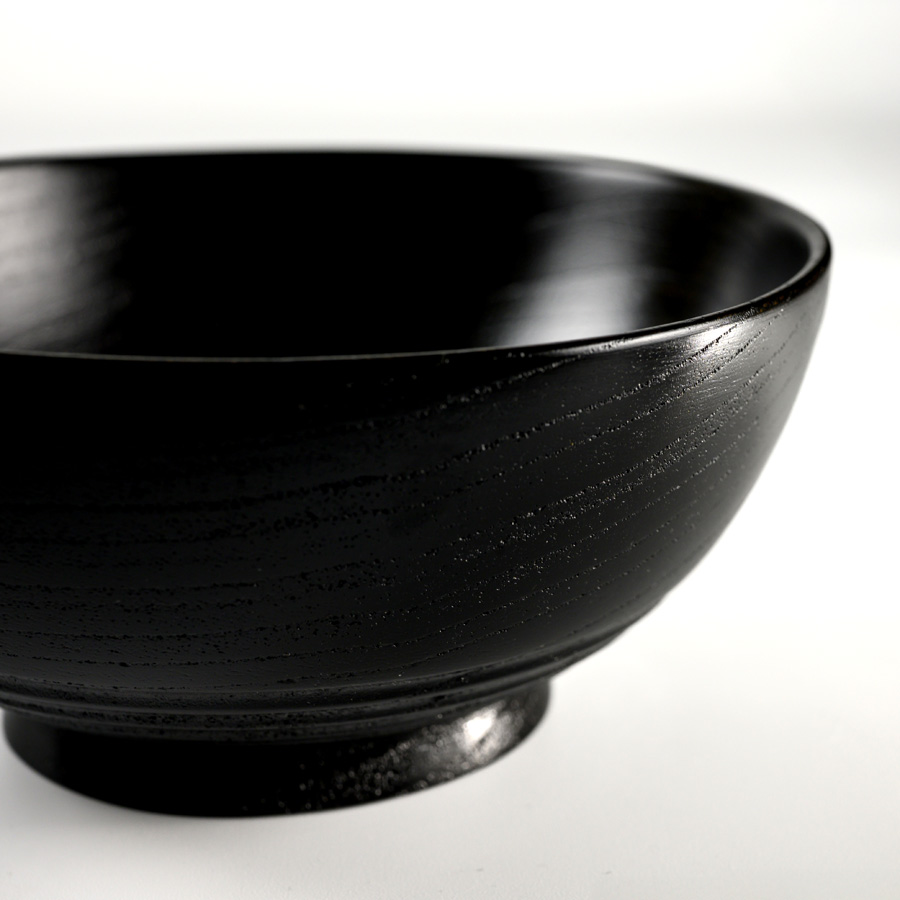 四つ組椀 黒スリ 木製 漆塗り 漆器の井助