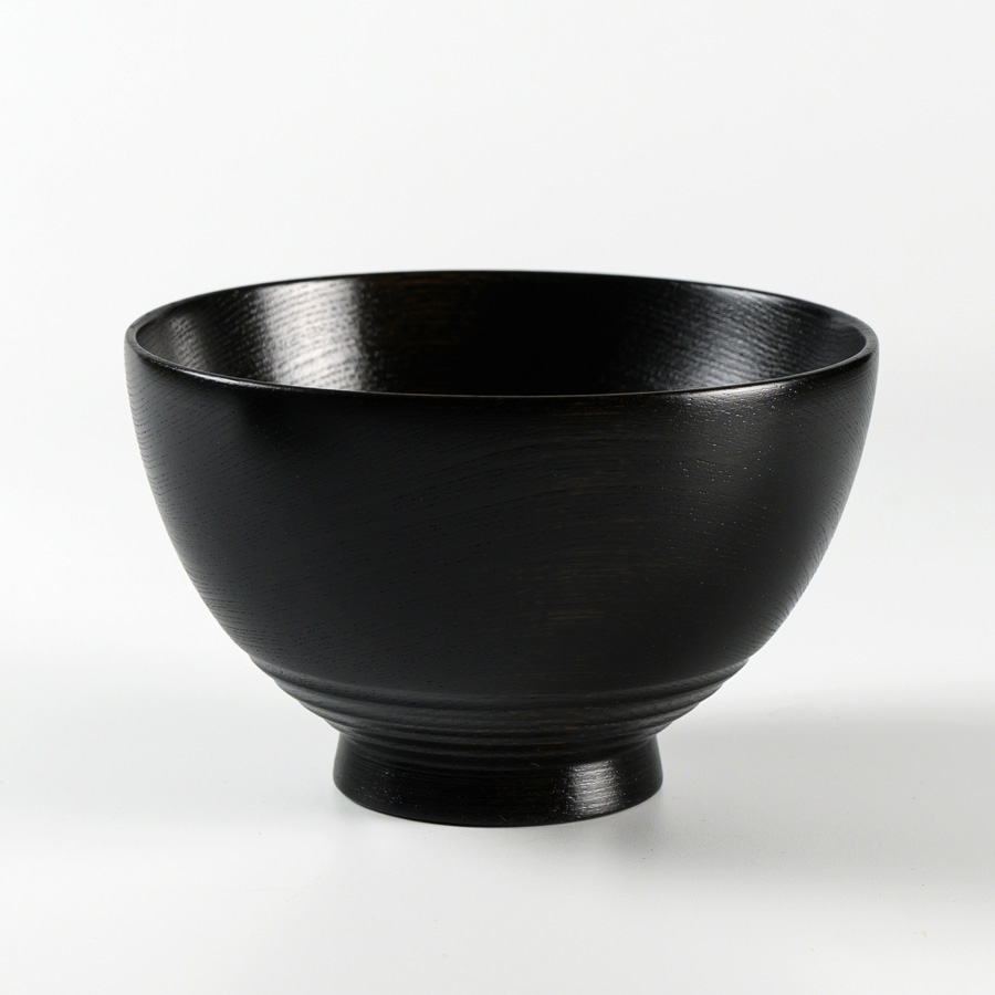 ★茶道具/漆塗工芸！黒塗 小丸碗/四つ碗/四ツ碗 木地 4セット！紙箱付！★ 茶器/茶道具 懐石道具（会席道具） 四つ椀】 黒真塗り 小丸椀