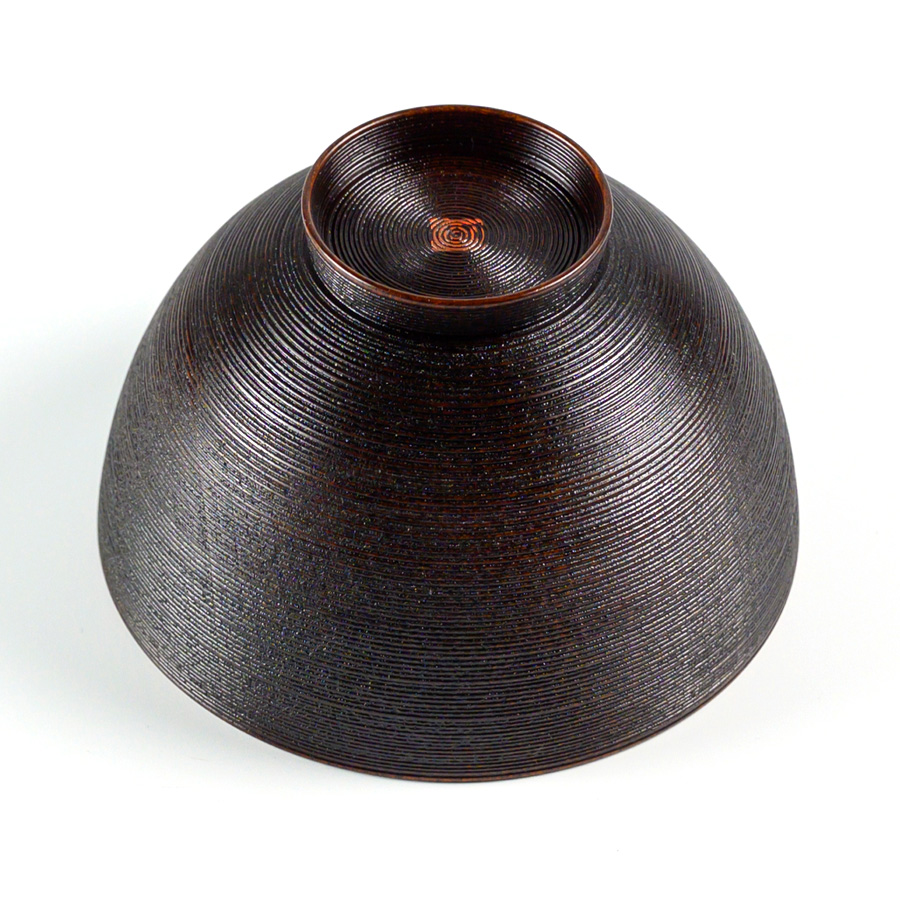 富貴漆椀 4寸 木製 漆塗り 大椀・麺鉢・丼鉢