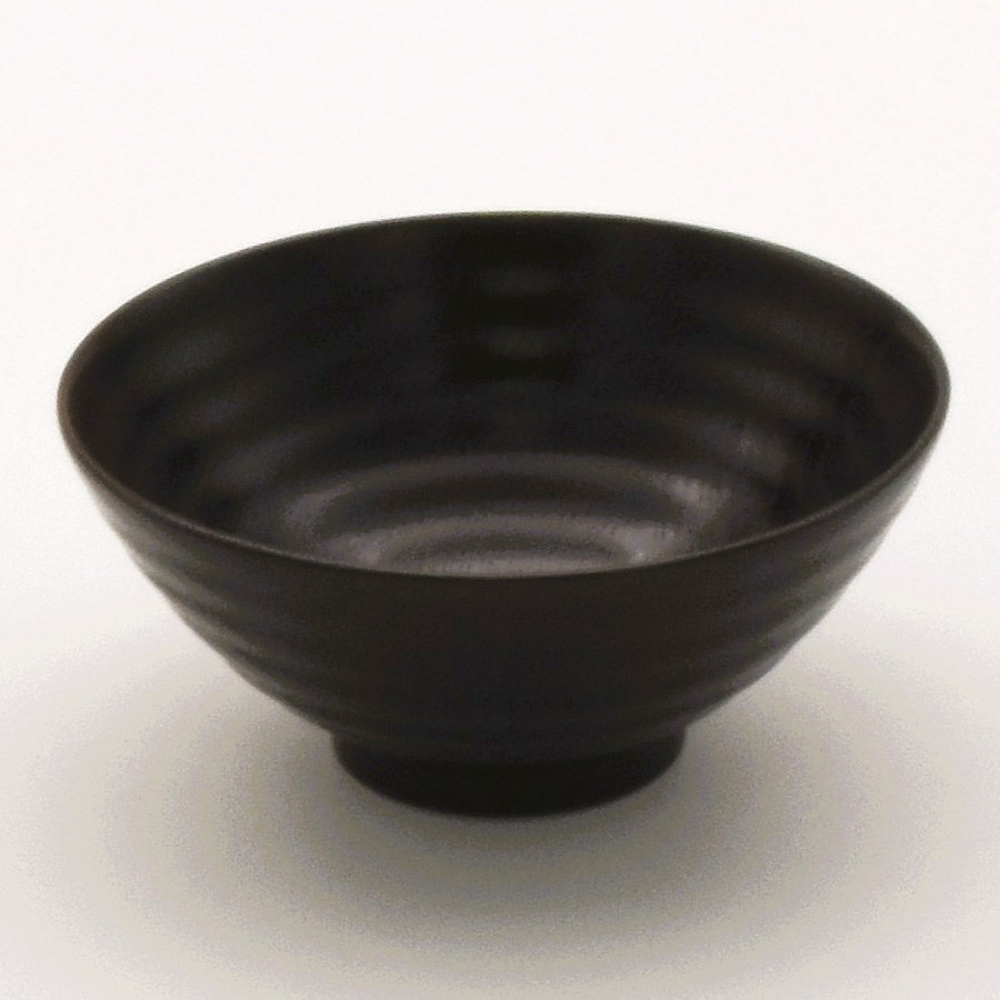 飯椀 波紋 摺漆 木製 漆塗り 木のご飯茶碗